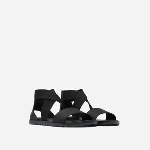 Sorel Ella Li black Strappy Sandals